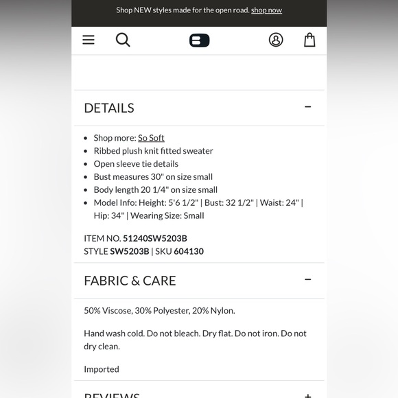 Willow & root lace-up mock neck sweater - Picture 9 of 9